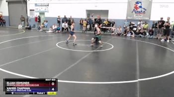 70 lbs Cons. Semi - Xavier Chapman, Mid Valley Wrestling Club vs Elijah Edmunds, Soldotna Whalers Wrestling Club