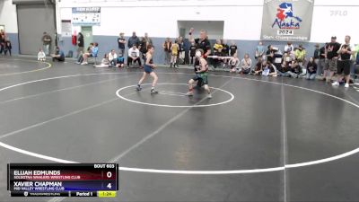 70 lbs Cons. Semi - Xavier Chapman, Mid Valley Wrestling Club vs Elijah Edmunds, Soldotna Whalers Wrestling Club