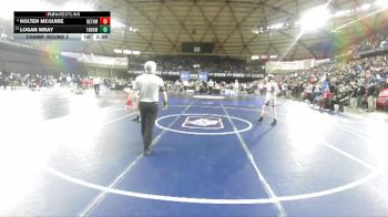 Boys 4A 106 lbs Champ. Round 2 - Logan Wray, Tahoma vs Kolten McGuire, Bethel