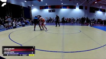 285 lbs Semifinal - John Drury, Tech Squad vs Devon Epps, Richmond Wrestling Club