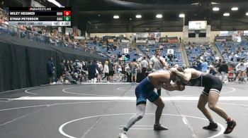 157 lbs Cons. Round 2 - Ethan Peterson, Baker (Kan.) vs Wiley Hegwer, Morningside (Iowa)