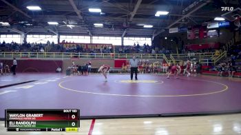 150 lbs Semifinal - Waylon Grabert, Evansville Mater Dei vs Eli Randolph, Evansville Mater Dei