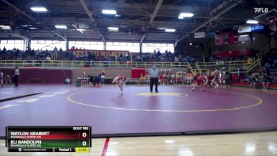 150 lbs Semifinal - Waylon Grabert, Evansville Mater Dei vs Eli Randolph, Evansville Mater Dei