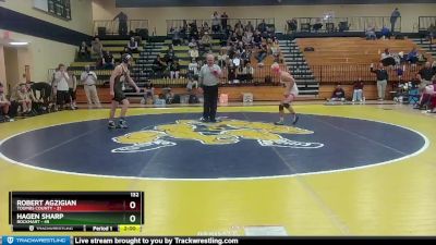 132 lbs 1st & 3rd (16 Team) - Hagen Sharp, Rockmart vs Robert Agzigian, Toombs County