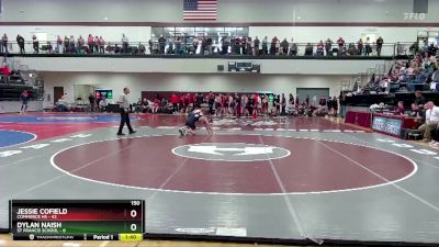 150 lbs Round 1 (16 Team) - JESSIE COFIELD, Commerce Hs vs Dylan Naish, St Francis School