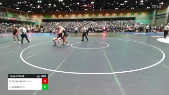 215 lbs Consi Of 32 #2 - David Foremaster, Rocky Mountain vs Judd Bowen, Bingham