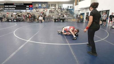 113 lbs Cons. Rd Of 32 - Sean Winston, JT Academy vs Kash Wilson, Grand County