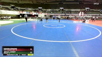 120 lbs Semis & Wb (16 Team) - Davion Edmond, Erie Cathedral Prep vs Bryce Looney, Grundy