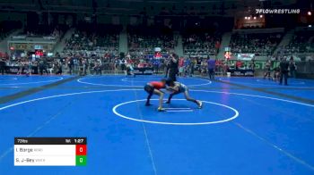 73 lbs Final - Israel Borge, Rare Breed vs Shiloh Jackson-Bey, Whitted Trained