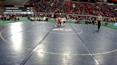 5A 150 lbs 5th Place Match - Aidan Prakash, Moscow vs Gabriel Archuleta, Pocatello