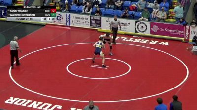 172 lbs Round Of 16 - Cole Walker, Central Bucks South vs Jayden Hutchison, Nazareth