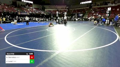 115 lbs Consi Of 8 #1 - Anabelle Serratos, Santa Ana vs Jasmine Lund, Tracy