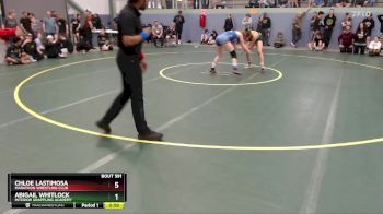 130 lbs Round 3 - Abigail Whitlock, Interior Grappling Academy vs Chloe Lastimosa, Marathon Wrestling Club