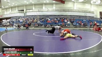 150 lbs Round 2 (6 Team) - Evan Walker, Dragon Wrestling Club vs Jayden Drewry, Chesterton Wrestling Club