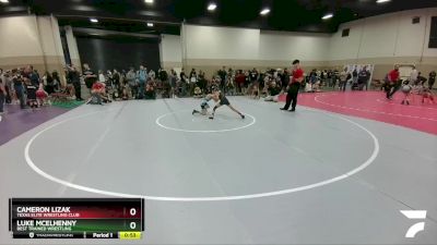 67 lbs Cons. Round 2 - Cameron Lizak, Texas Elite Wrestling Club vs Luke McElhenny, Best Trained Wrestling