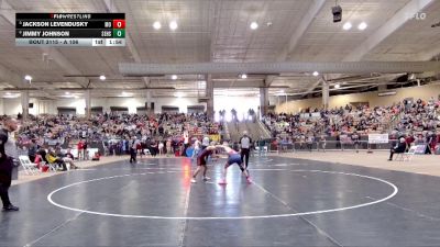 A 106 lbs Quarterfinal - Jackson Levendusky, Montgomery Central High School vs Jimmy Johnson, Sullivan East High School