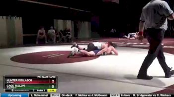 195 lbs 17th Place Match - Gage Tallon, Alburnett vs Hunter Kollasch, Algona