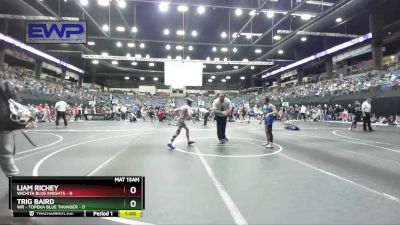 82 lbs Quarterfinal - Liam Richey, Wichita Blue Knights vs Trig Baird, WR - Topeka Blue Thunder