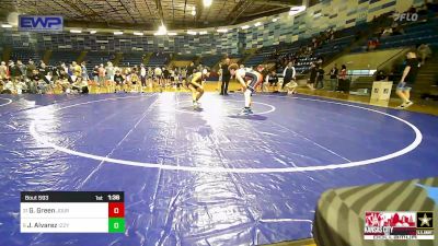 144 lbs Consi Of 8 #1 - Gregory Green, Journeymen Wrestling Club vs Jacob Alvarez, Izzy Style Wrestling