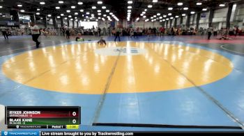 52 lbs Rd# 2 10:30am Friday - Blake Kane, PA Silver vs Ryker Johnson, Untouchables