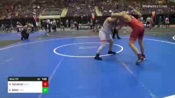 190 lbs Quarterfinal - Nicholas Sahakian, Sunkist Kids Monster Garage vs Chase Baker, Takedown Express WC