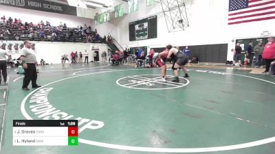 285 lbs Final - Jacob Groves, Corona vs Larry Hyland, Damien