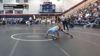 133 lbs Rr Rnd 1 - Gable Strickland, Lock Haven vs Carter Pack, Liu