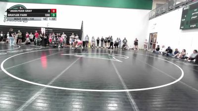 135 lbs Quarterfinal - Jauzlyean Gray, Jackson County vs Braylee Farr, Team Central Wrestling Club