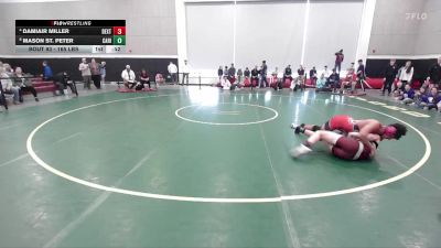 165 lbs Consi Of 4 - Damiair Miller, Dexter vs Mason St. Peter, Caribou