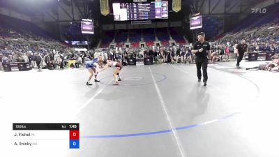 100 lbs Cons 32 #2 - Jocelyn Fishel, Pennsylvania vs Alexis Ilnicky, Missouri