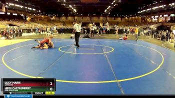 135 lbs Quarterfinal - Heidi Castleberry, RPA Wrestling vs Lucy Maris, Satellite