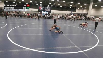88 lbs Quarters - Kolton Hartman, Ohio vs Jett Foster, MN Elite Wrestling Club