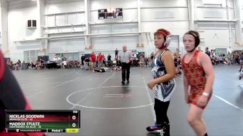 110 lbs Round 1 (6 Team) - Nabhanya Dhiman, Contenders WA Blue vs Armani Derousie, Brawler Elite