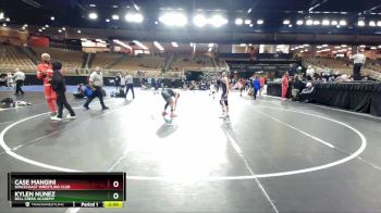110 lbs Round 5 - Case Mangini, Spacecoast Wrestling Club vs Kylen Nunez, Bell Creek Academy