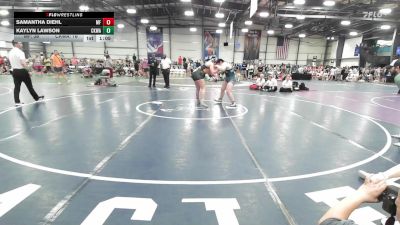 185 lbs Rr Rnd 2 - Samantha Diehl, Charlies MF Angels vs Kaylyn Lawson, CKWA