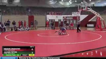 106 lbs Quarterfinal - Hayden Tipton, Terre Haute North vs Keagan Sparacino, Terre Haute South