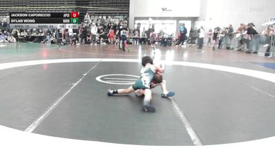 65 lbs Rr Rnd 6 - Jackson Caporiccio, Apex - ESC vs Dylan Wong, Barn Brothers Wrestling Academy