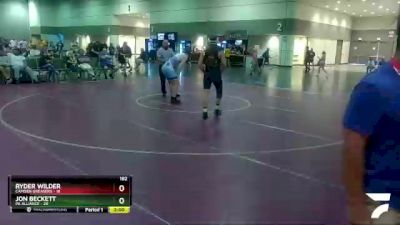 182 lbs Round 3 (6 Team) - Ryder Wilder, Camden Greasers vs Jon Beckett, PA Alliance