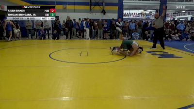 139 lbs R-64 - Aiden Baker, Ponaganset-RI vs Jordan Shingara, Jr., Line Mountain