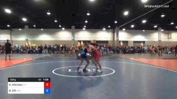 132 kg Quarterfinal - Aliaksandr Kikiniou, Elite Wrestling Academy vs Bryce Alli, Ironclad Wrestling Club