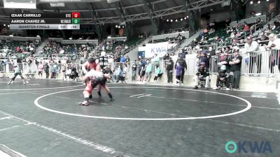 Quarterfinal - Izaak Carrillo, Grove Takedown Club vs Aaron Chavez JR., Del City Little League Wrestling
