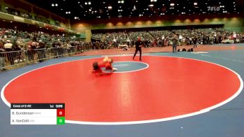 114 lbs Consi Of 8 #2 - Bella Gunderson, Bear River vs Addyson VanCott, Stansbury