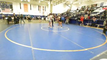 190 lbs Quarterfinal - Aubreyelle Baeza, San Dimas vs Maria Bazavilvazo, Northview
