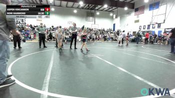 67 lbs Rr Rnd 1 - Aspen Kincannon, Team Nomad vs Rori Hammond, Carl Albert