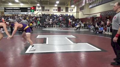 157 lbs Cons. Round 3 - Carson Kidwell, Solon vs Cooper Franklin, Alburnett