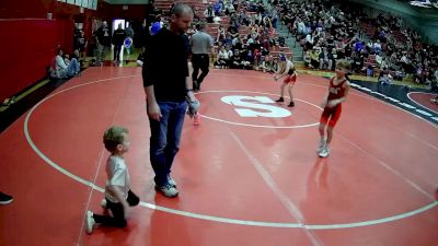 54-58 lbs Round 1 - Maximus Nightman, Latrobe vs Brody Paros, Richland