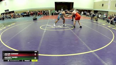 285 lbs Champ. Round 1 - Matrix Eames, Goddard HS vs Jacob Conway, Park Hill