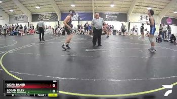 140 lbs Round 2 (6 Team) - Logan Riley, Iron Faith Grappling vs Aidan Baker, Mayo Quanchi