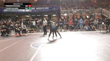 215 2A Champ. Round 1 - Xavier Williams, Columbia vs Freedom McDaniel, Braden River