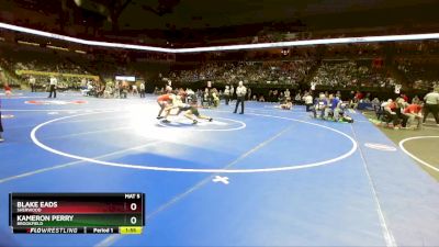 144 Class 1 lbs Quarterfinal - Kameron Perry, Brookfield vs Blake Eads, Sherwood